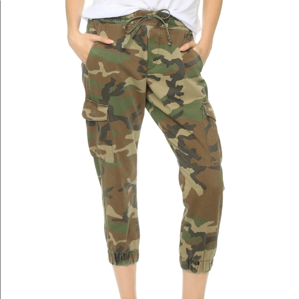 NSF Johnny Camouflage Cargo Joggers | size large